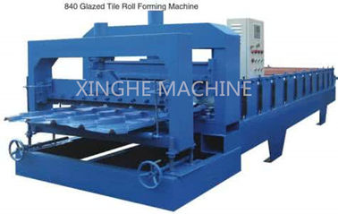 Chine Petit pain coloré de tuile vitré par acier formant la machine, petit pain automatique formant des machines fournisseur