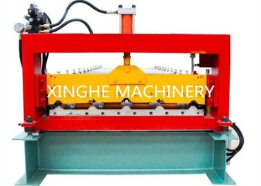 Chine Zinc automatique de PLC couvrant le petit pain de double couche formant le panel de machine/toit formant la machine fournisseur